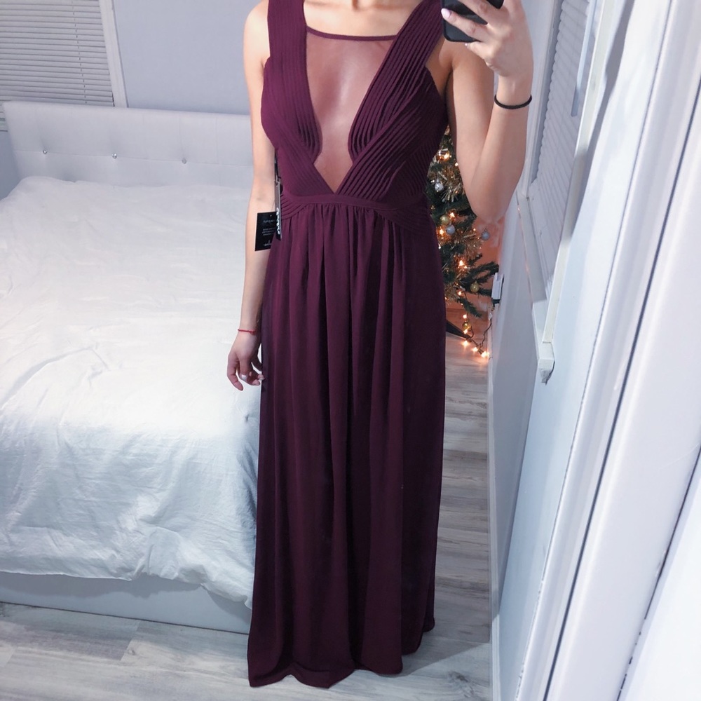 Burgundy Maxi Dress